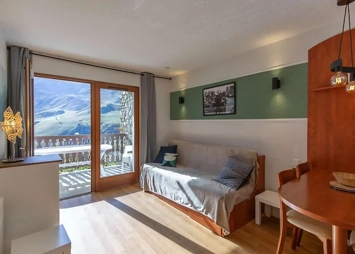 T2 Avec Terrasse, Proche Des Pistes, Piscine Couverte, Salle De Fitness Et Services Inclus - Fr-1-404-305 Apartment La Mongie